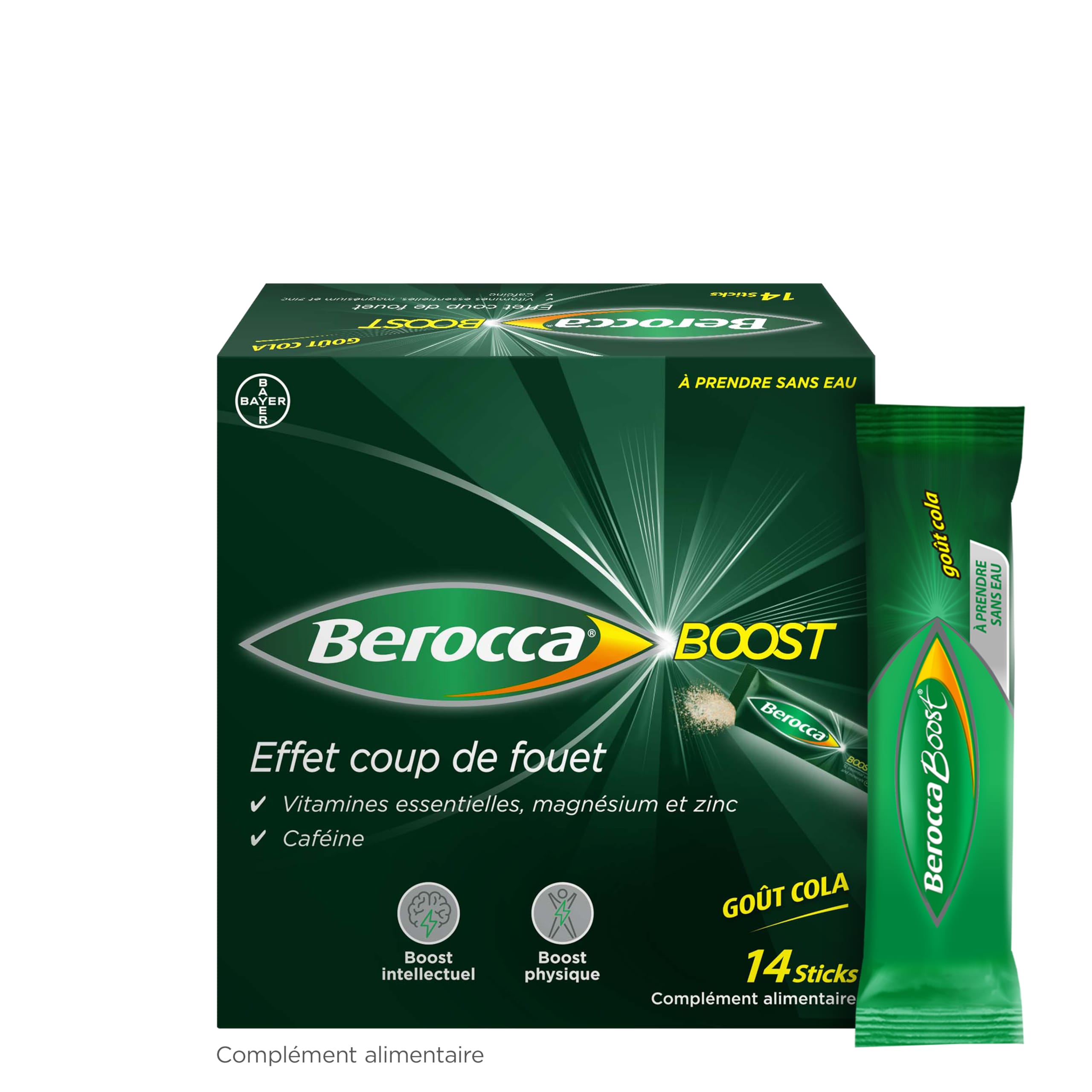 Complément alimentaire énergie BeroccaBoost stick Berocca Boost